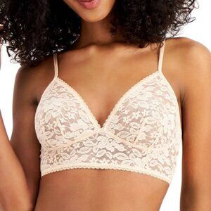 NWT INC International Concepts Lace Bralette in Almond Latte